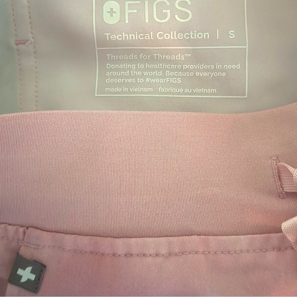 FIGS - SMALL - PINK MARBLE JOGGERS *never worn* - Picture 2 of 8